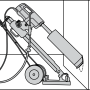 Дрель бурильная Husqvarna DMS 240 1-1/4" +стойка