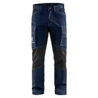 Service trousers with stretch panels Navy/Black