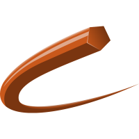 Корд тримерний Opti Penta; 2,4mm*240м помаранчевий, котушка