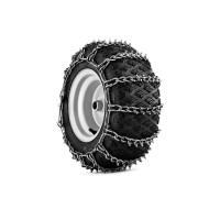 Цепи на колеса Husqvarna 20x10-8 пара, с шипами (до тракторов 200 серии)