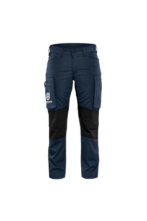 Service trousers lady with stretch panels dark Navy/Black