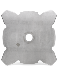 Ніж для трави 4-х зубий Grass; 255/4/1" / Ø255 мм